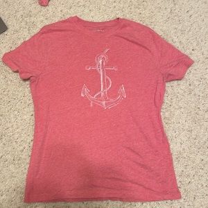 Men’s heathered red Banana Republic T-shirt, size large